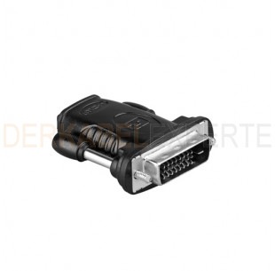 HDMI - DVI Adapter, buchse - stecker, Schwarz
