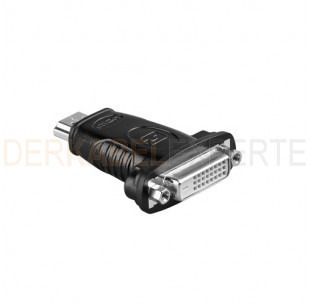 HDMI - DVI Adapter, stecker - buchse, Schwarz