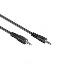 Audio Kabel, 3.5mm Jack, Schwarz, 1.5m