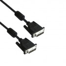 DVI Kabel, Duallink 24+5, High Quality, Schwarz 5m