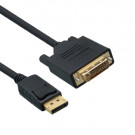 DisplayPort - DVI Kabel, Schwarz, 2m
