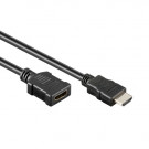 HDMI 1.4 Verlängerungskabel, Schwarz, 2m
