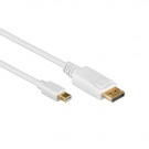 Mini DisplayPort - DisplayPort Kabel, Weiß, 2m
