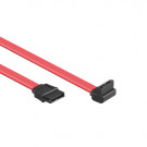 SATA Kabel, 7-pin, Gewinkelt, Rot, 0.5m
