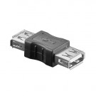 USB 2.0 Adapter, USB-A buchse - USB-A buchse, Schwarz
