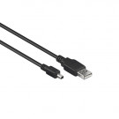 USB 2.0 Kabel, A - mini 4-pin, Schwarz, 2m